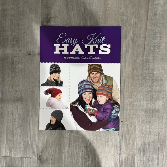 NWT Creative Publishing International Inc Easy-Knit Hat Pattern Book (6 Styles) - Picture 1 of 16